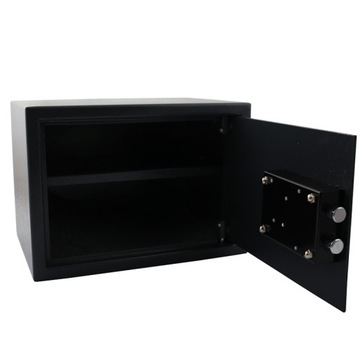 НАДЕЖНЫЙ МЕХАНИЧЕСКИЙ СЕЙФ С КЛЮЧОМ 35x25x25 СМ, 9,5 КГ