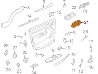 фото thumb №7, Перемикач скло двері лівий передній porsche cayenne