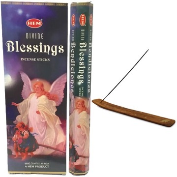 Индийские ароматические палочки Divine Blessings, 20 шт., HEM