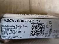 фото thumb №5, Шторка безопасности подушка безопасности правая 2gm880742d vw t-cross