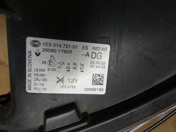 фото thumb №8, Лампа левая перед передняя renault trafic iv 2023 полный led reflekotr левый