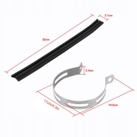 фото thumb №5, Кронштейн трубы выпускной truck сталь нержавеющая