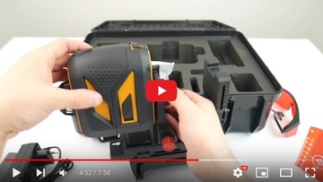 Многолинейный перекрестный лазер CROSS 3D для определения уклонов, самовыравнивающийся