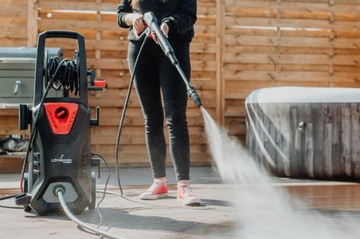 MYJKA CIŚNIENIOWA SAMOSSĄCA ALUMINIOWA POMPA SZCZOTKA PATIO 10M WĄŻ 2200W