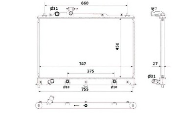 фото thumb №1, Nrf радіаторів mazda cx-7 2.3 mzr disi turbo /автомат
