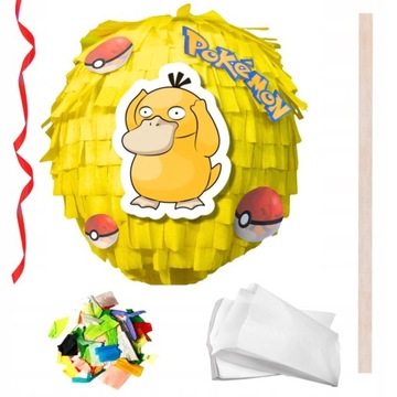 PINIATA PSAJDAK Pokemon 90 см конфетти в пакетиках с лентами
