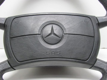 фото thumb №8, Mercedes w126 руль з подушка безопасности коричневая