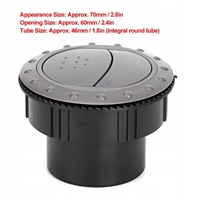 фото thumb №3, Вихід повітря дифузор fi 60mm замикається szary