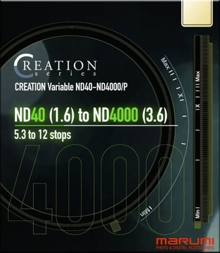 Фильтр MARUMI Creation Vari-ND 40-4000 77мм