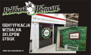 Kaseton 50x190cm DIBOND LED jednostronny
