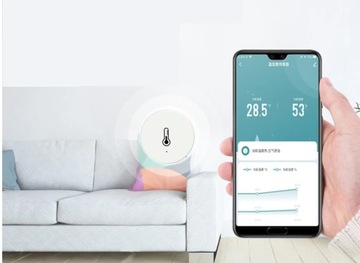 ТЕРМОМЕТР ГИГРОМЕТР WIFI TUYA SMART LIFE SENSOR