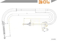 фото thumb №3, Cofle трос гальма ручного mini mini cooper s r