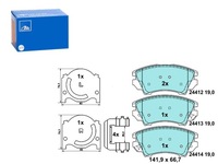 фото thumb №1, Ate тормозные колодки тормозные керамические przódz аксессуары chevrolet camaro