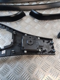 Накладки декори декоративні дверей консолі комплект карбон чорний alu bmw e90 Оригінал, фото thumb