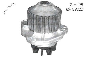 фото thumb №10, Насос води citroen c5 2.0 v6 3/01- c5 3.0 24v 10/0