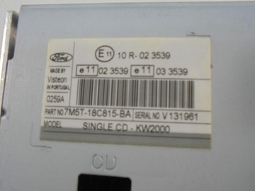 фото thumb №3, Ford focus mk2 радио 6000 cd 7m5t-18c815-ba