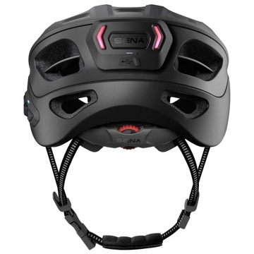 SENA KASK ROWEROWY INTERKOMEM EVO LED + DASZEKL FM