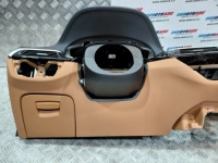 фото thumb №13, Bmw g30 g31 + рестайлинг торпедо раздаточная консоль коньяк sensatec 9868796