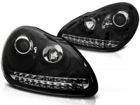 Купити Ліхтарі  фари porsche cayenne 02-06r led чорний  ксенон d1s, фото thumb