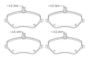 фото thumb №2, Breck тормозные колодки тормозные peugeot перед 407 04- 607 c