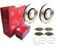 фото thumb №1, Гальмівні диски гальмівні колодки trw перед citroen c5 i ii 283mm