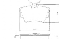 фото thumb №13, A.b.s. гальмівні колодки гальмівний. renault trafic 01- задня