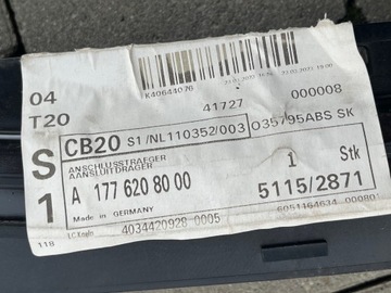 фото thumb №9, Pas переднее верхний усилитель балка mercedes a класс w177 b w247 cla w118