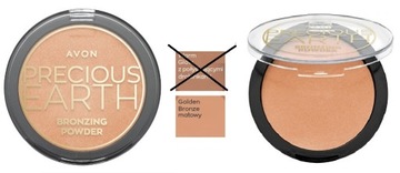 AVON Puder brązujący Precious bronzing powder Earth kamieniu GOLDEN BRONZE