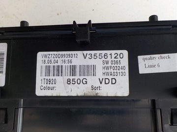 фото thumb №6, Vw touran caddy 1.9 tdi спідометр  прилади 1t0920850g європа