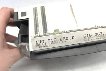 фото thumb №9, Спідометр  vw golf iii 1h1 1h0919860c 1.6l бензин 55kw 1995