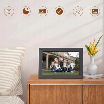 ЦИФРОВАЯ ФОТОРАМКА С СЕНСОРНЫМ ЭКРАНОМ WIFI, 16 ГБ, 10 ДЮЙМОВ