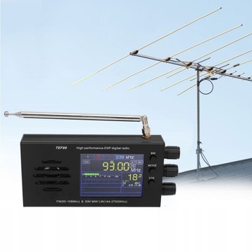 Odbiornik radiowy TEF86 Wyświetlacz LCD o prz