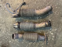 фото thumb №4, Mercedes b klasa w246 труба выхлопная сетка соединитель гибкий выхлоп