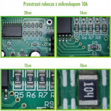 MIKROSKOP CYFROWY Z KAMERĄ 4K DUŻA PRZESTRZEŃ BAZA
