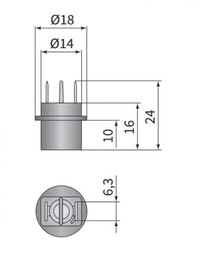 фото thumb №11, Фара лампа перед передняя лампочка h4 + рамки fiat 126p wesem hnl