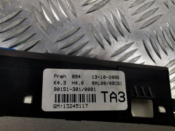 фото thumb №7, Opel запчастини панель кондиціонера кліматронік opel astra h zafira gm 13245117