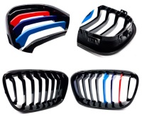 фото thumb №11, Решётка радиатора решётки радиатора bmw f20 f21 13- чёрный блеск mcolor gloss