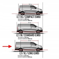 Рейлинги кровельные opel vivaro 2019+ long Цена, фото thumb