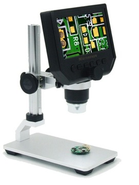 ЦИФРОВОЙ МИКРОСКОП x600 3,6 МП HD 4,3 дюйма + штатив