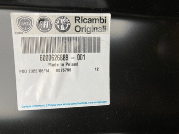 фото thumb №12, Fiat 500 поріг обшивка праві оригінал нове