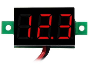 Светодиодный вольтметр 3-30В постоянного тока 0,36