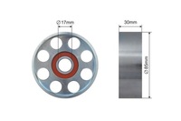 фото thumb №1, Nty rnk-lr-014 ролик натяжителя, ремень клиновой многоручьевой