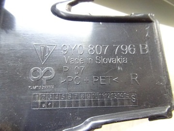 фото thumb №16, Porsche cayenne 9y0 9y3 правая верхняя планка решётки бампера