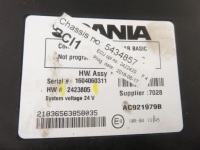 Блок управления модуль надстройка bci2 scania r 2423805 Доставка, фото thumb
