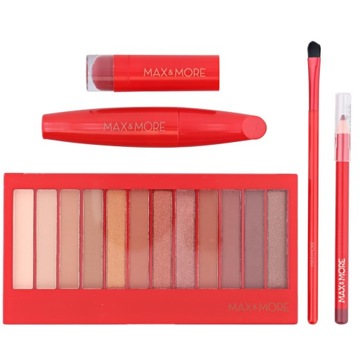 MAX&MORE Beauty MAKEUP PALETTE Розовый ПОДАРОЧНЫЙ НАБОР 73 предмета