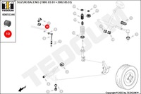 фото thumb №14, Гумовий елемент стабілізатора. suzuki p. baleno 95-02 23mm