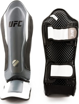 Защита голени и ног, кожаные щитки UFC PRO, кожаная защита для ММА.