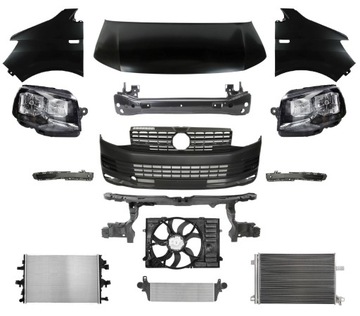 фото thumb №1, Vw t6 transporter 15- перед капот бампер pas