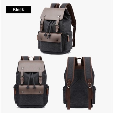 Рюкзак для ноутбука Markroyal 15,6, винтажная парусиновая часть