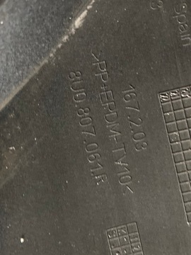 фото thumb №8, Спойлер бампера перед audi q3 s-line 8u0807061r